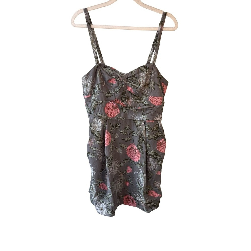 Wilfred Convertible Floral Dress Size 8 Sweetheart Neckline Pockets Party - Picture 2 of 11